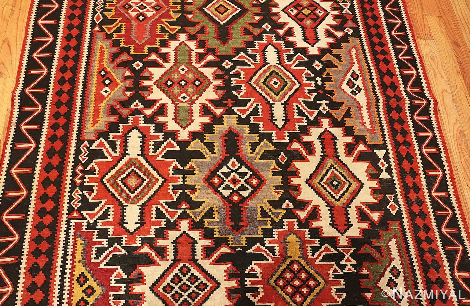Tribal Flat Weave Caucasian Kilim Rug 50202 Nazmiyal Antique Rugs