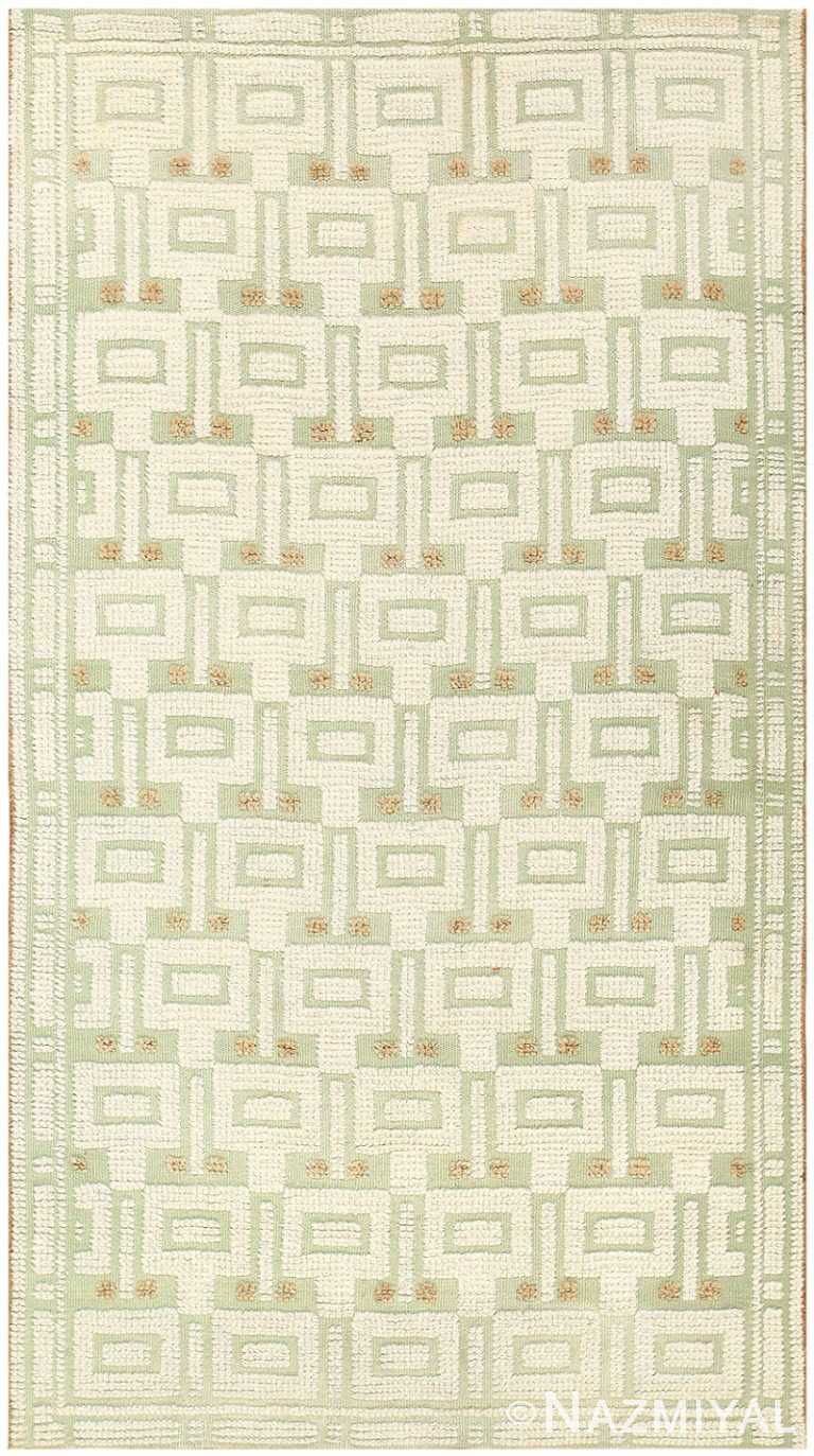 Vintage Scandinavian Swedish Carpet 48442 Nazmiyal Antique Rugs