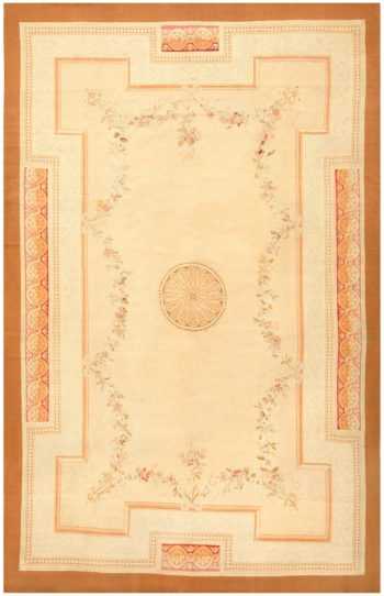 Antique French Aubusson Rug 50295