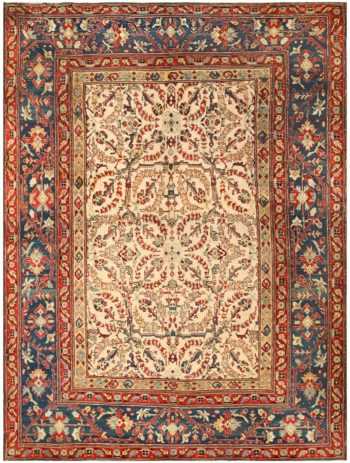 Antique Indian Agra Rug 50220 Detail/Large View