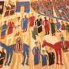 vintage judaic purim scene tapestry 48551 field Nazmiyal
