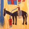 vintage judaic purim scene tapestry 48551 horse Nazmiyal