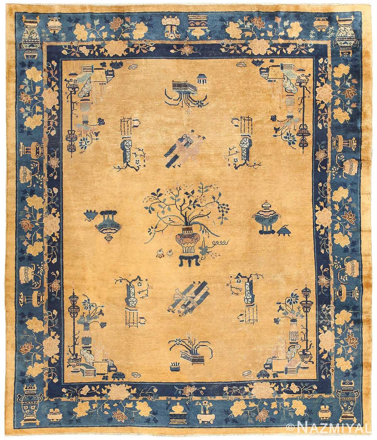 Antique Chinese Carpet 50233 Nazmiyal Antique Rugs