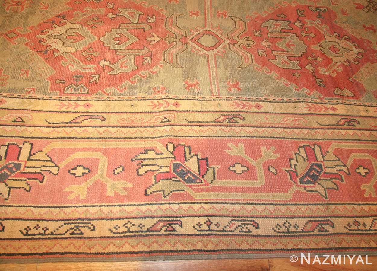 antique oversized turkish oushak rug 50239 border Nazmiyal