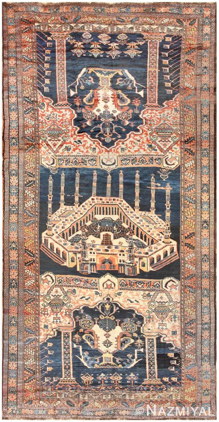 Antique Persian Kourdish Carpet 50266 Nazmiyal