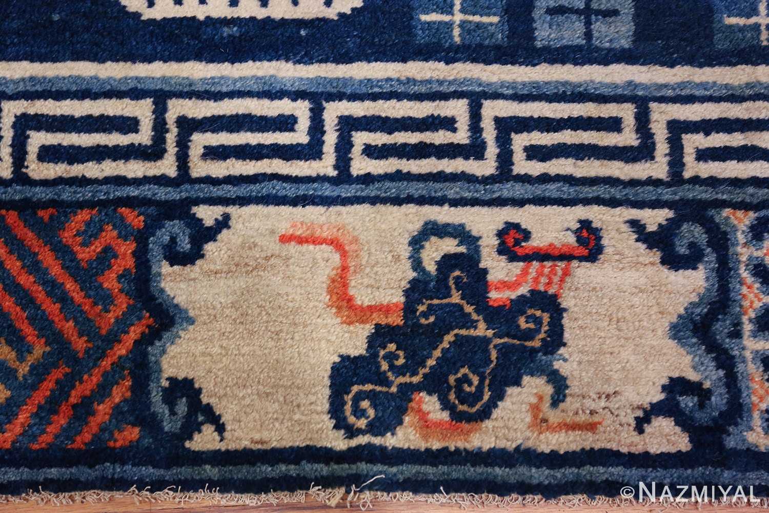 blue antique chinese carpet 48435 cloud Nazmiyal