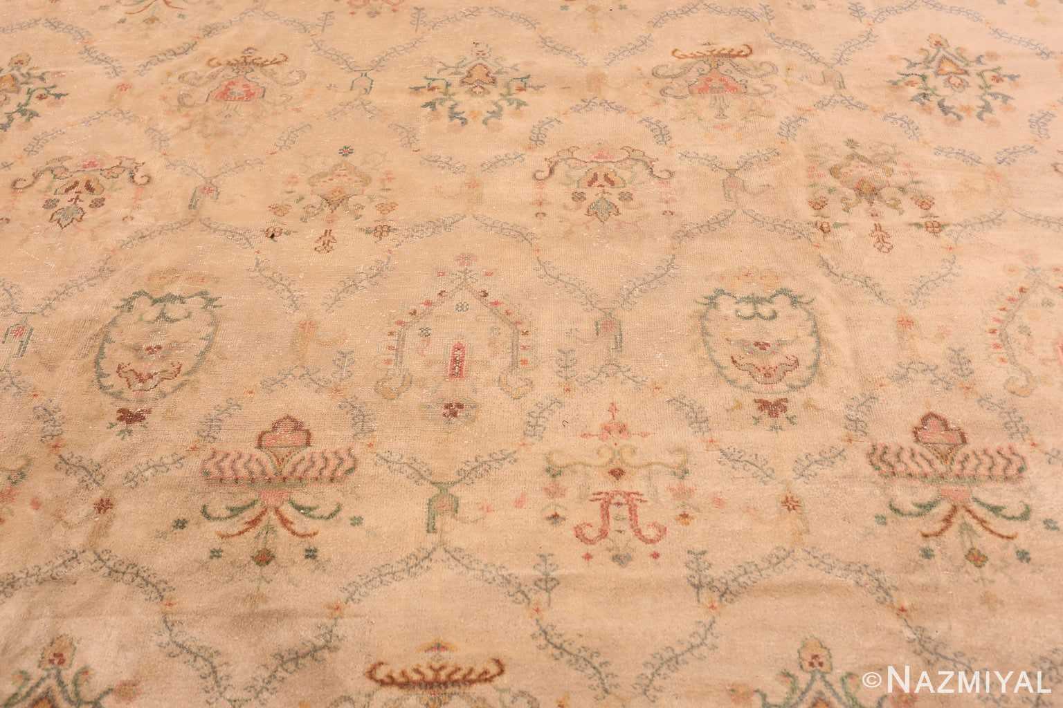 Field Vintage Turkish Sivas carpet 50327 by Nazmiyal Antique Rugs in NYC