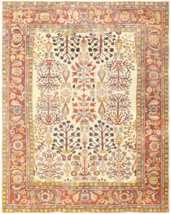 Antique Persian Sultanabad Rug 50095 Nazmiyal