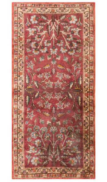 Antique Silk Turkish Rug 47223 Detail/Large View