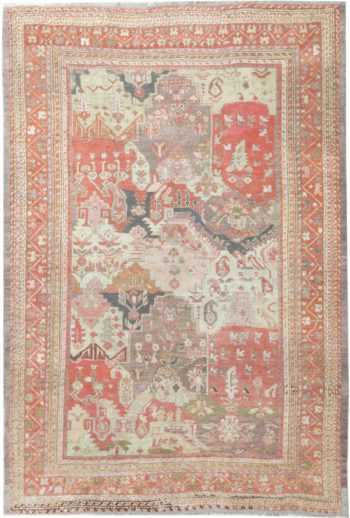 Antique Turkish Ghiordes Carpet #50276 by Nazmiyal Antique Rugs