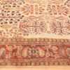 Border Antique Ivory Persian Sultanabad rug 50095 by Nazmiyal