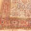 Corner Antique Ivory Persian Sultanabad rug 50095 by Nazmiyal