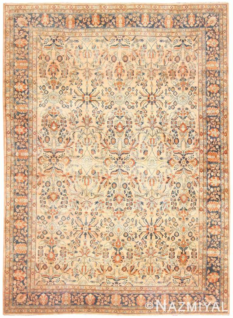 Large Antique Persian Lilihan Carpet #50191 by Nazmiyal Antique Rugs