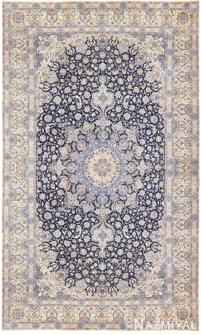 Extra Large Vintage Persian Nain Carpet 50324 Nazmiyal