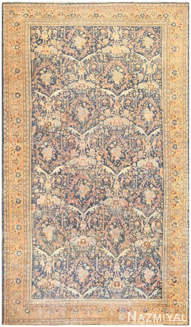 Large Antique Persian Sultanabad Rug 44811 Nazmiyal