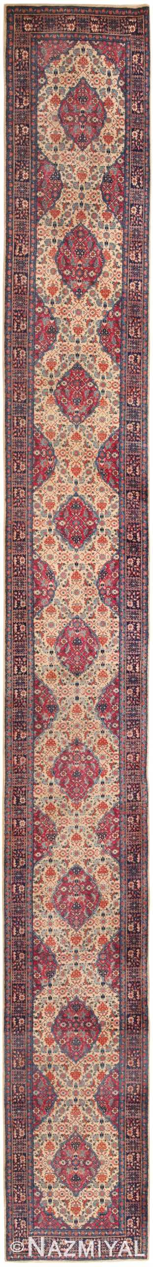 Long Antique Persian Tabriz Runner 46412 Nazmiyal Antique Rugs
