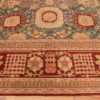 Border Light blue Antique Indian Agra carpet 48646 by Nazmiyal