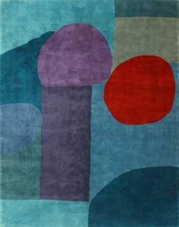 French Art Deco Paul Klee Carpet 48595 Nazmiyal