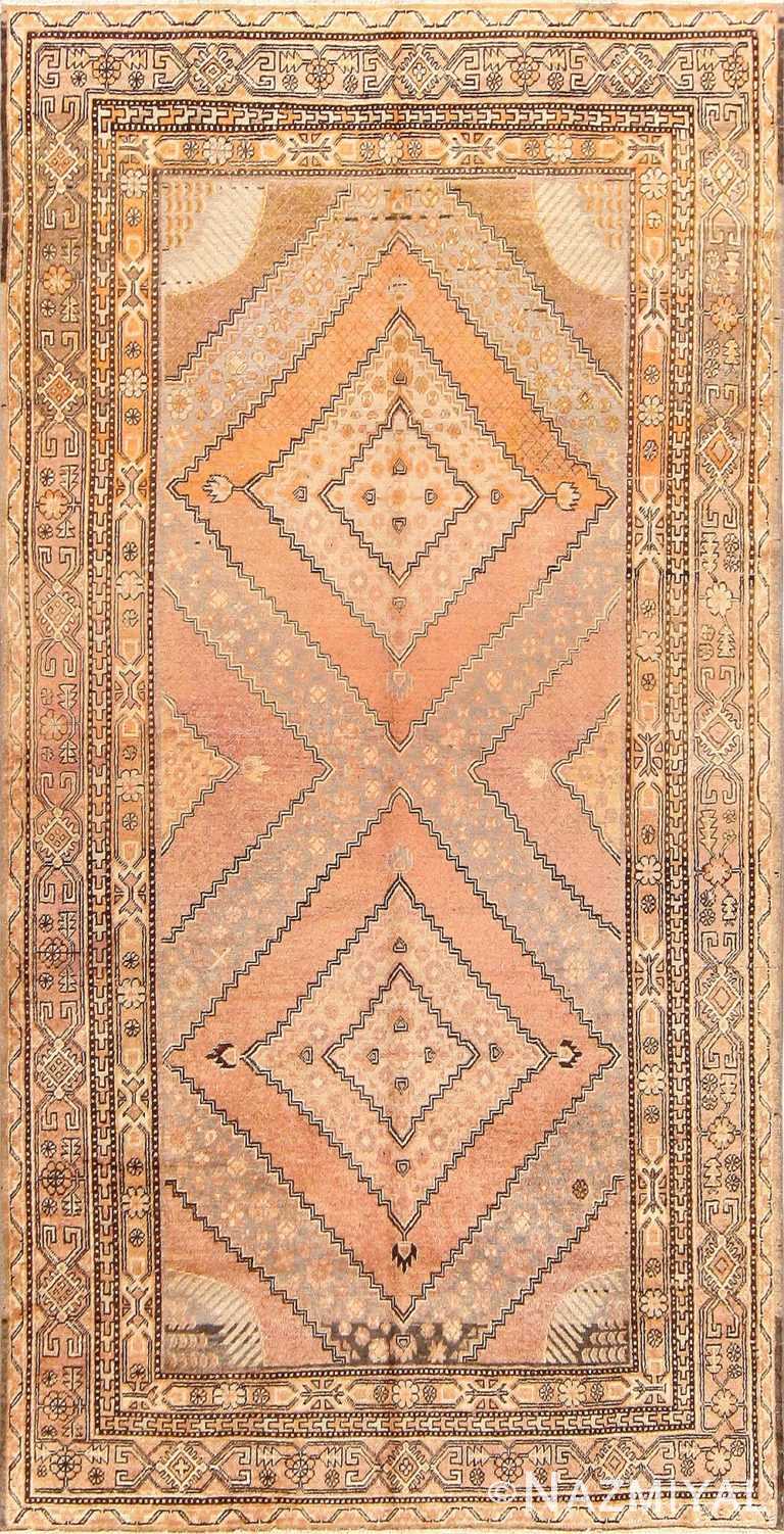 Antique East Turkestan Khotan Carpet 50354 Nazmiyal