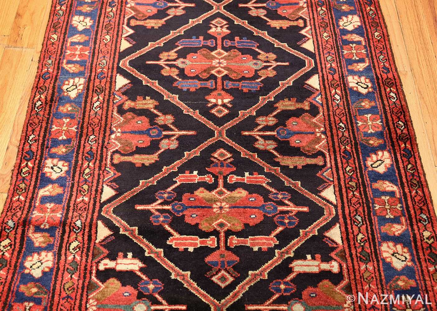 antique persian malayer runner rug 50351 medallion Nazmiyal