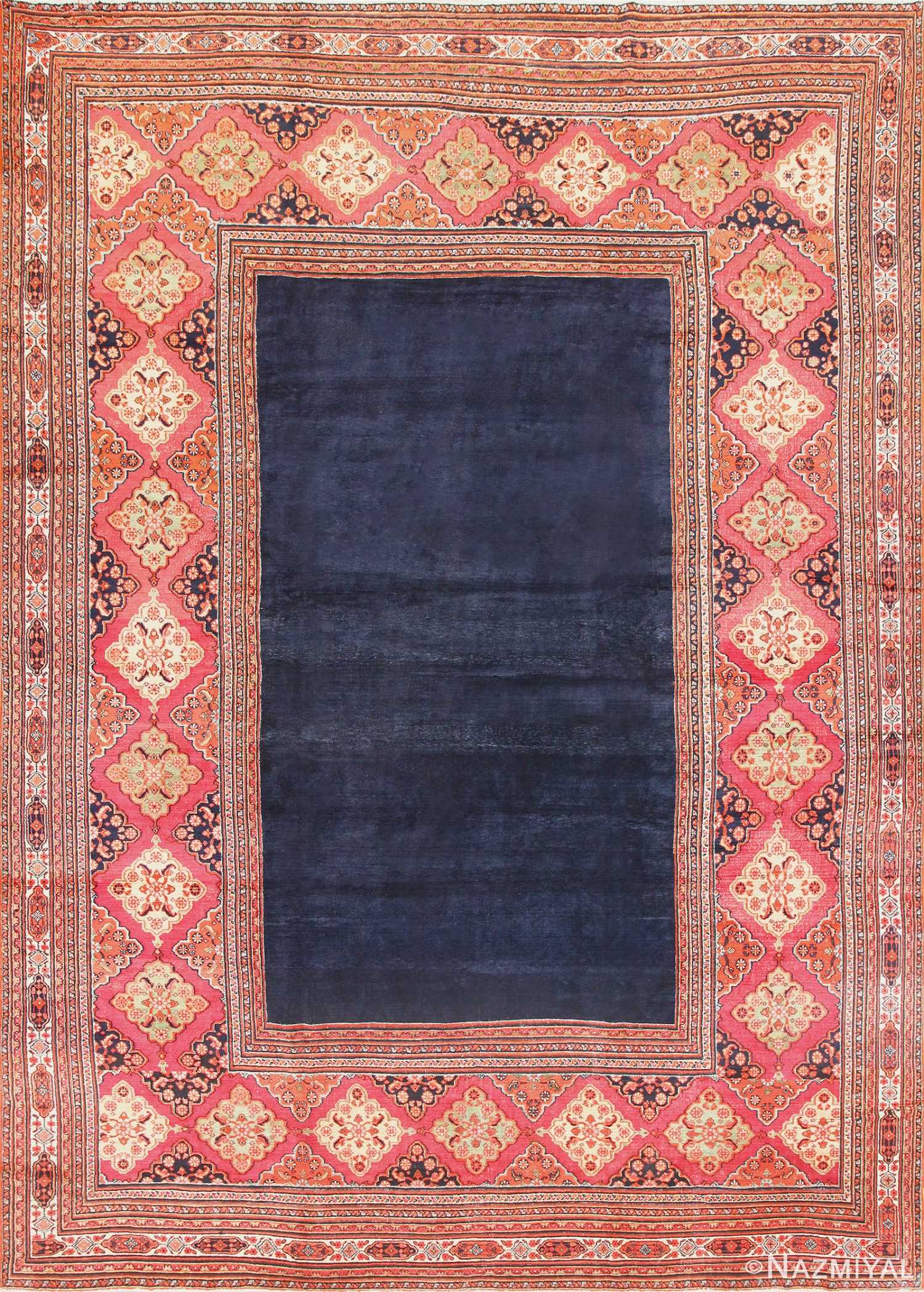 Large Antique Persian Khorassan Carpet 47363 Nazmiyal