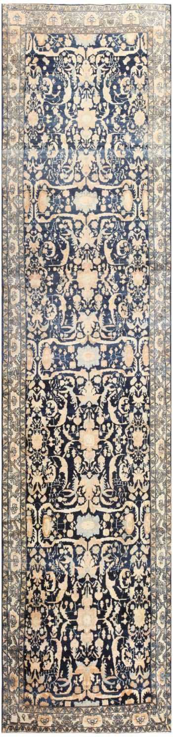 Antique Blue Persian Malayer Runner Rug 48582 Detail/Large View