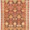Antique Rare Caucasian Shrub Design Kazak Runner Rug #50424 by Nazmiyal Antique Rugs