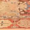 Border Antique 17th Century Smyrna Turkish Oushak rug 48663 by Nazmiyal