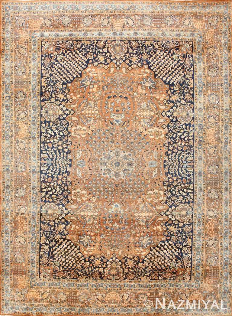 Large Decorative Antique Persian Kerman Rug 50436 Detail/Large View