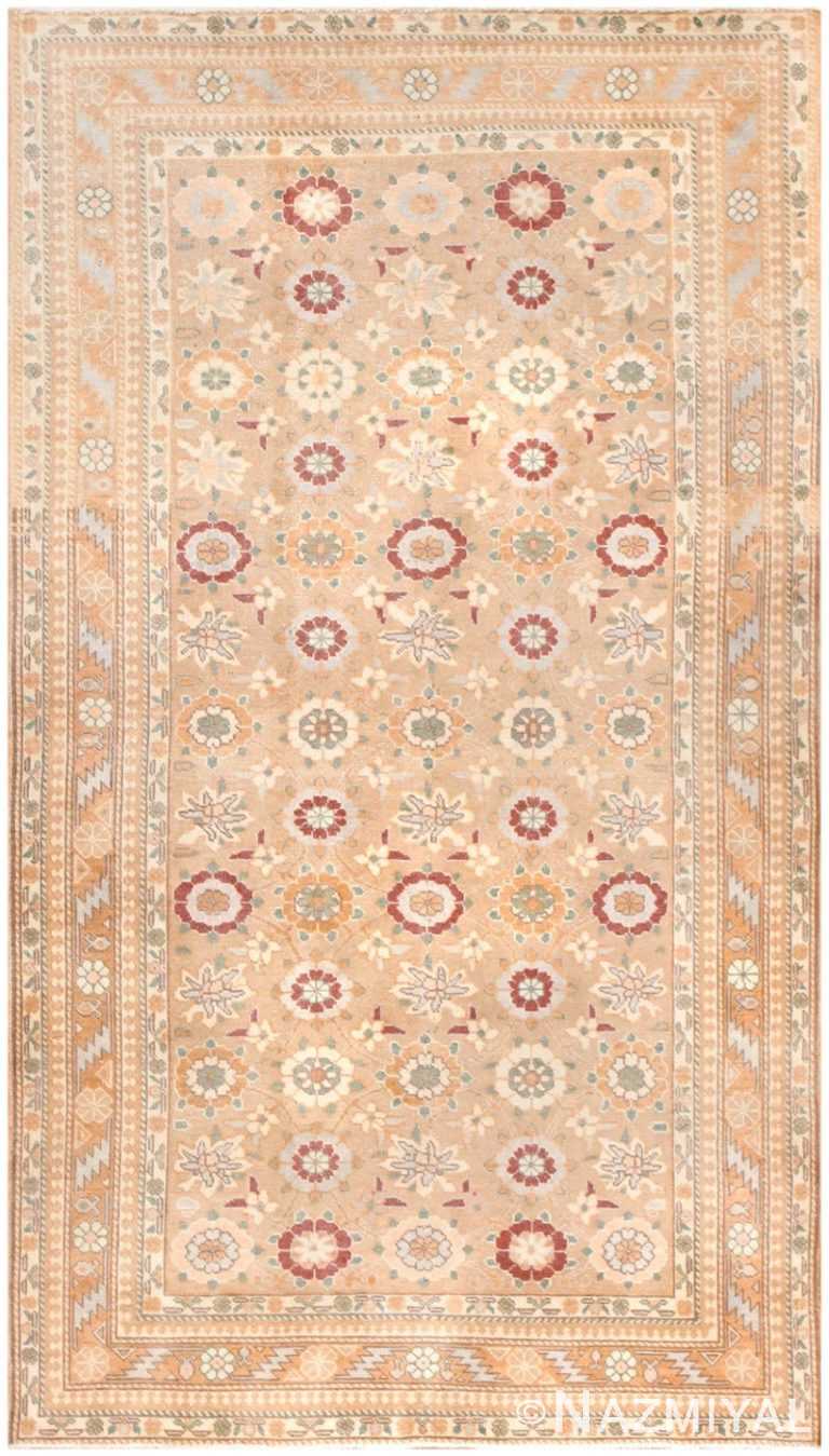 Small Vintage Mid Century Indian Rug 50356 Nazmiyal Antique Rugs