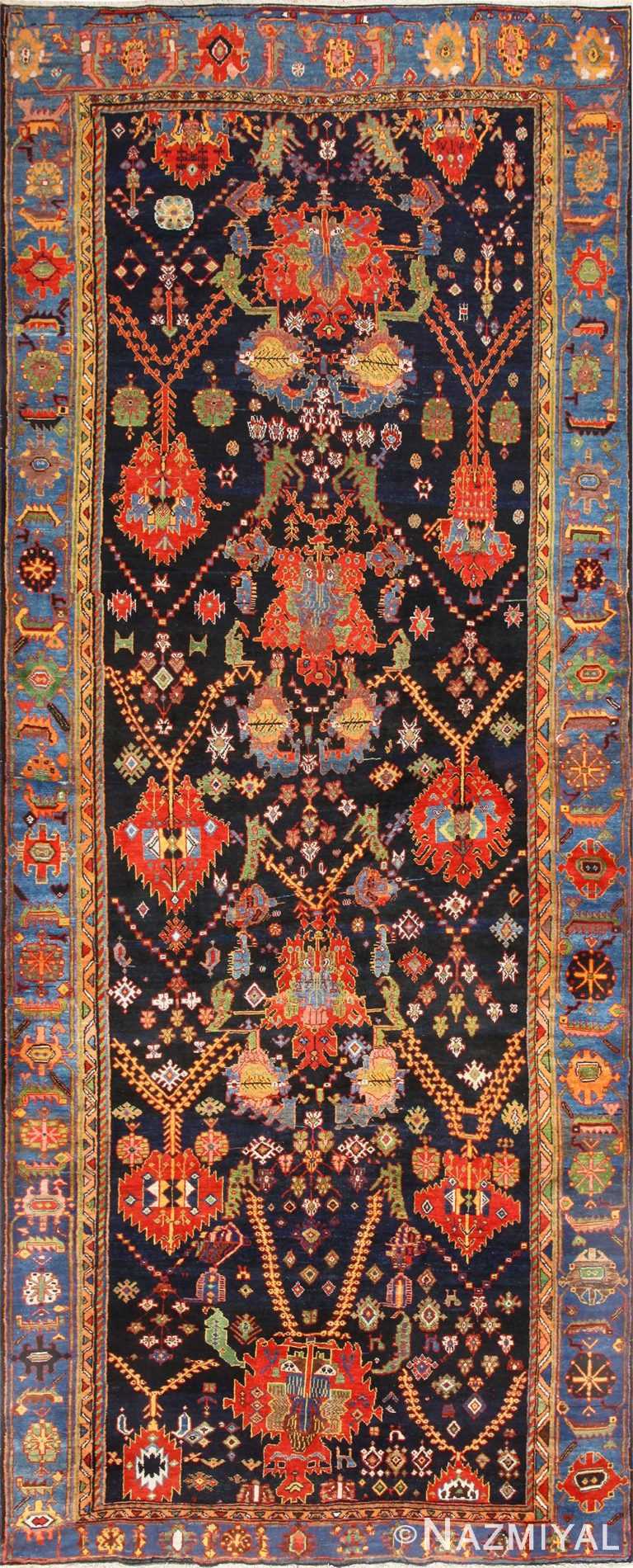 Antique Persian Bakhtiari Runner Rug 48728 Nazmiyal