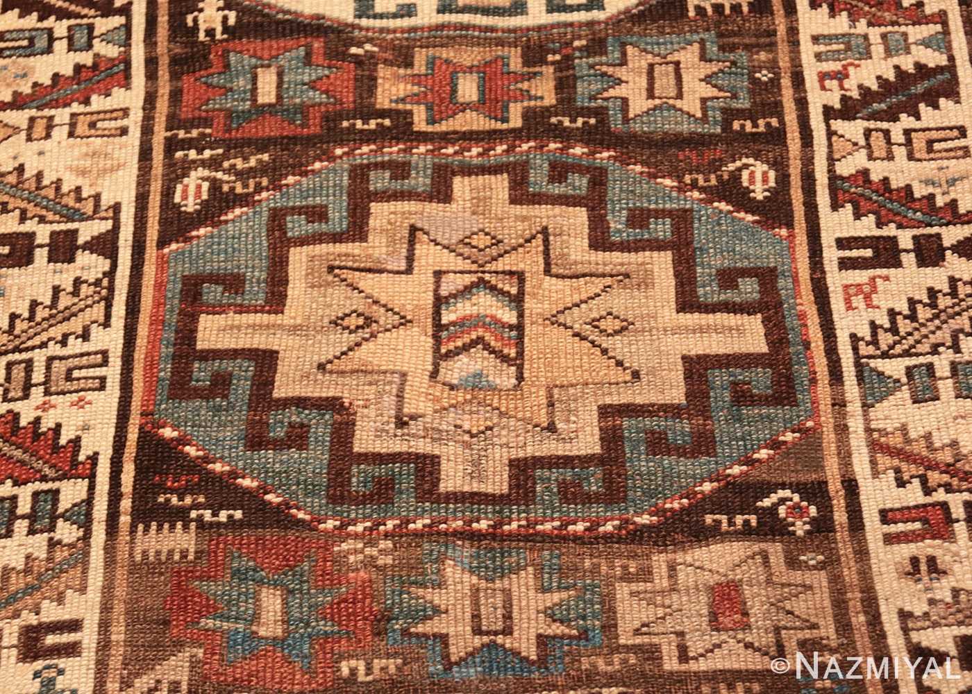 Detail Tribal Antique Persian Kurdish runner rug 50463 by Nazmiyal
