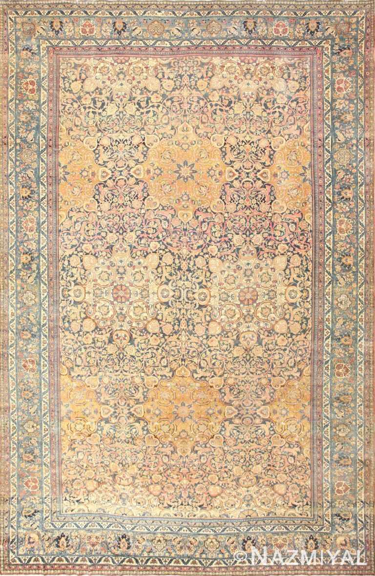Pastel Antique Persian Tehran Rug 50373 Nazmiyal