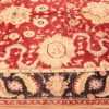 Border Red background Vintage Indian Agra rug 48756 by Nazmiyal