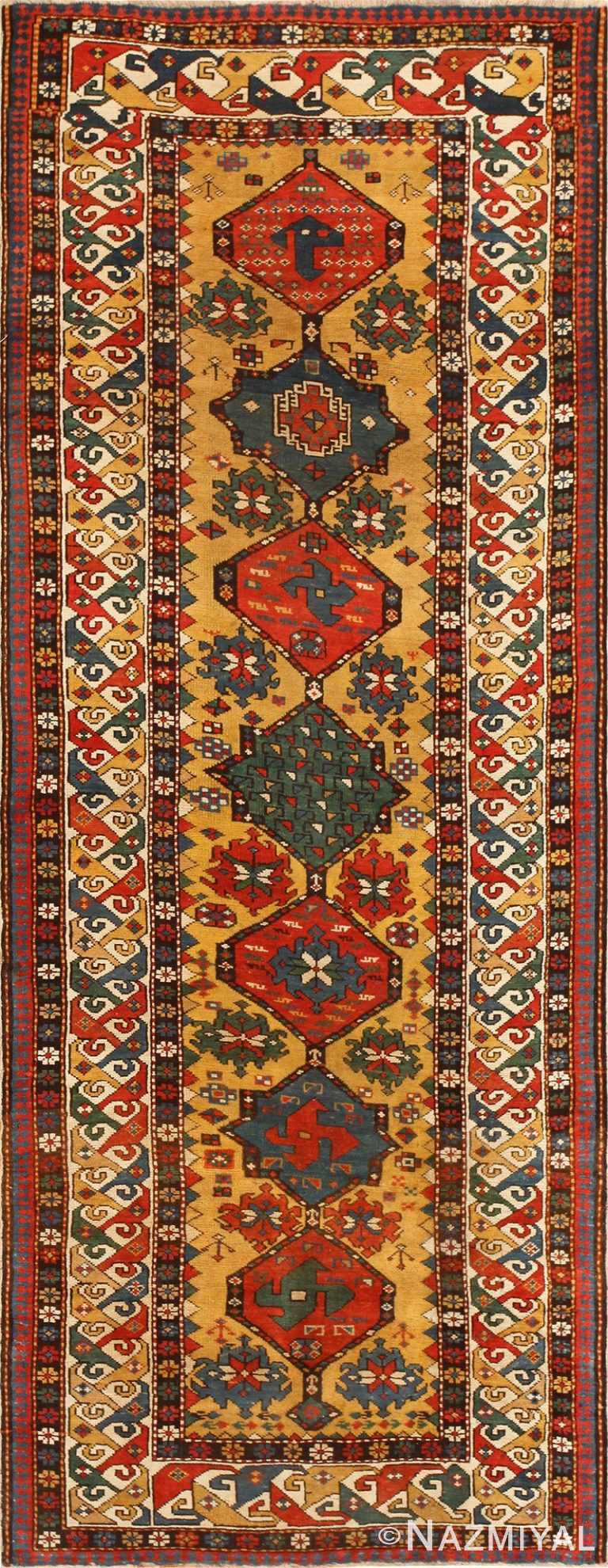 Antique Caucasian Kazak Rug 50434 Detail/Large View