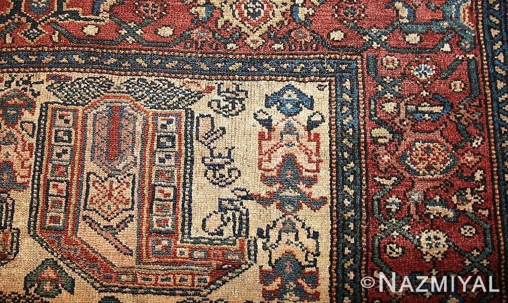 antique persian malayer runner rug 50499 border Nazmiyal