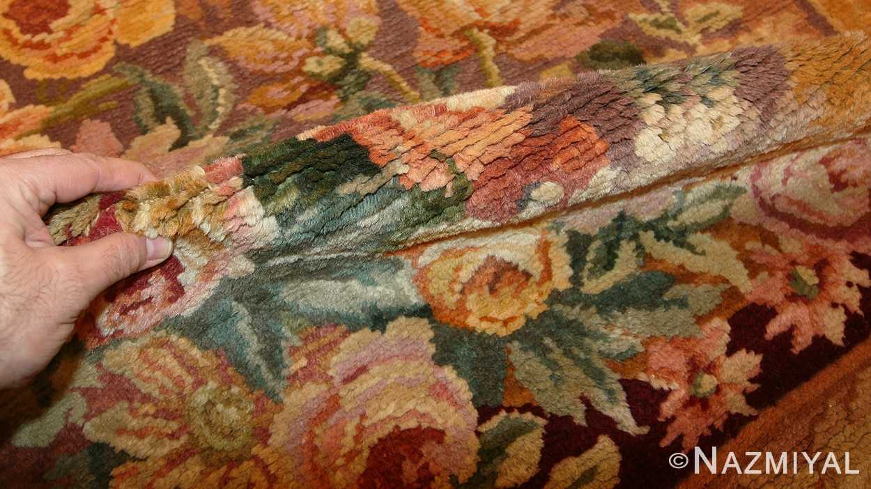 oversized antique french savonnerie rug 50561 pile Nazmiyal