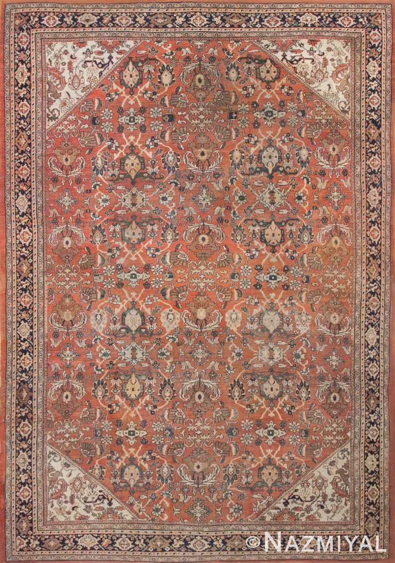Large Antique Persian Sultanabad Rug 50377 Nazmiyal