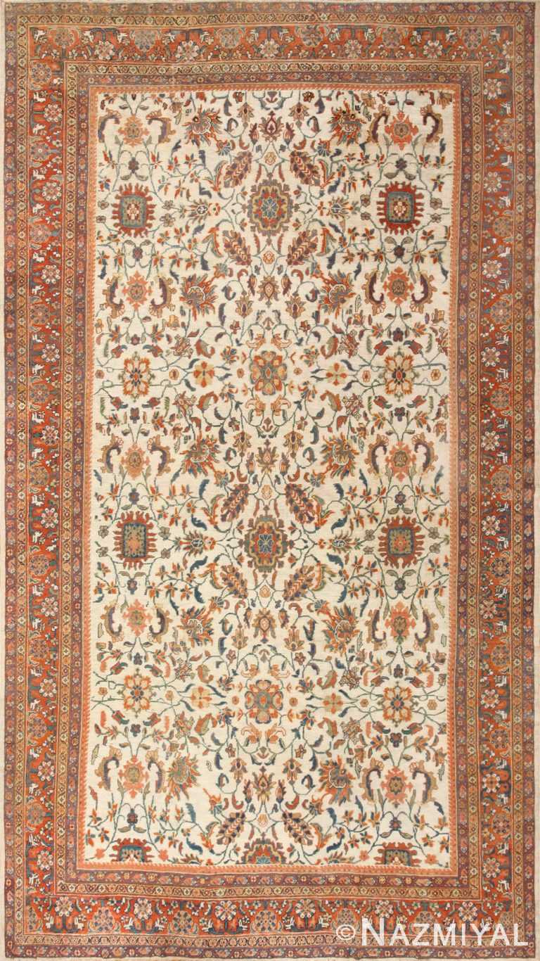 Large Antique Persian Sultanabad Rug 50571 Nazmiyal