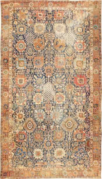 17th Century Persian Vase Kerman Carpet 45770 Nazmiyal