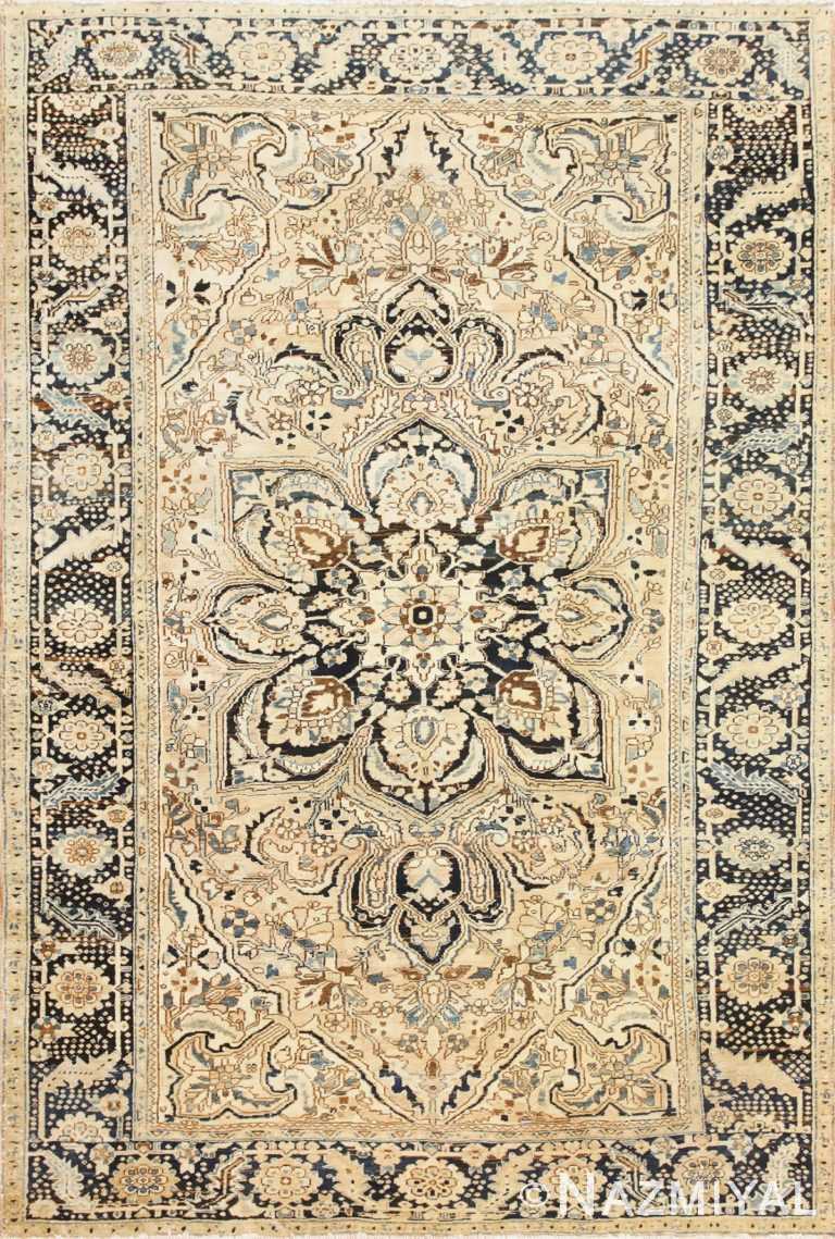 Antique Room Size Persian Serapi Heriz Rug 48773 Nazmiyal