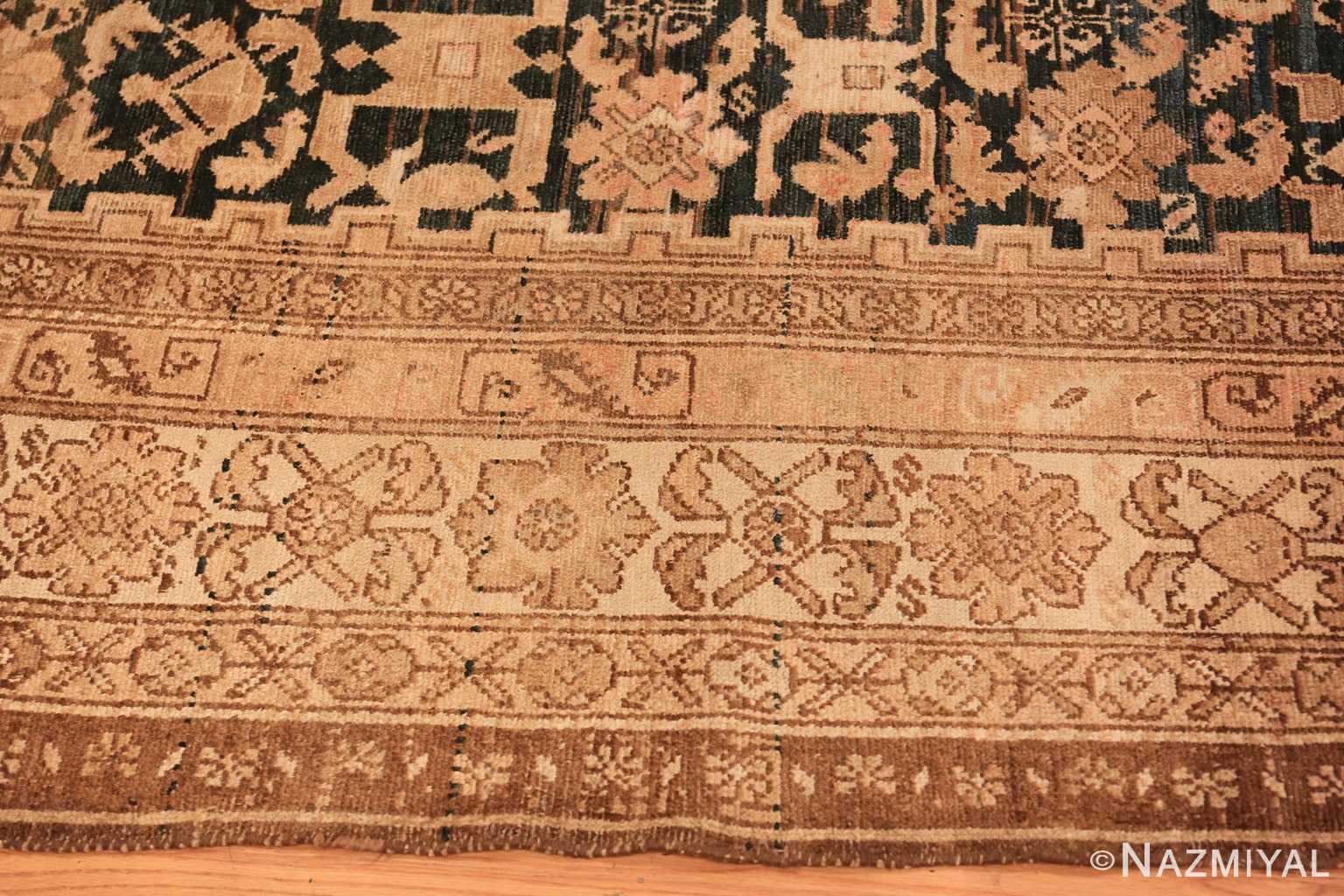 Border Antique gallery size tribal Persian Malayer rug 50469 by Nazmiyal Antique Rugs in NYC