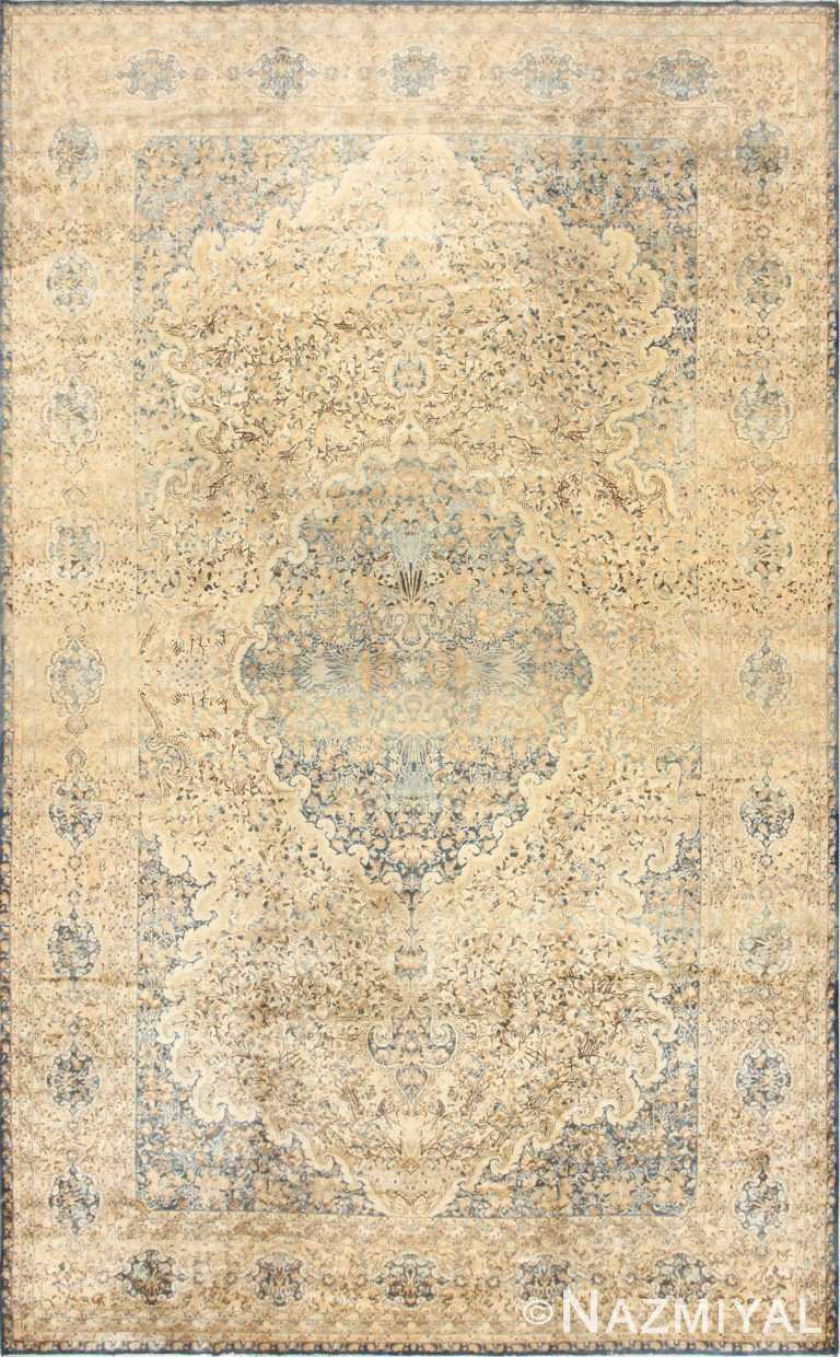 Large Decorative Antique Persian Kerman Rug 50622 Nazmiyal