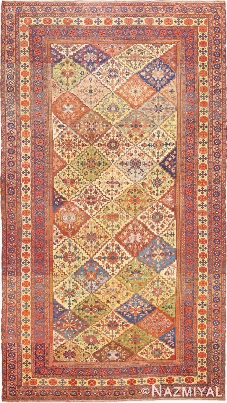 Oversize Tribal Persian Qashqai  Antique Rug 50619 Nazmiyal