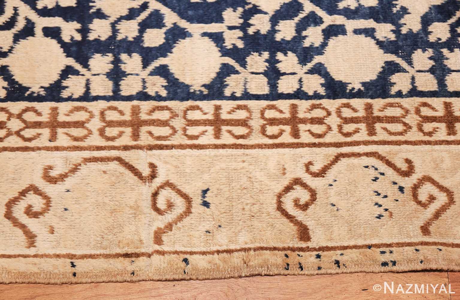 small pomegranate design antique khotan rug 48771 border Nazmiyal