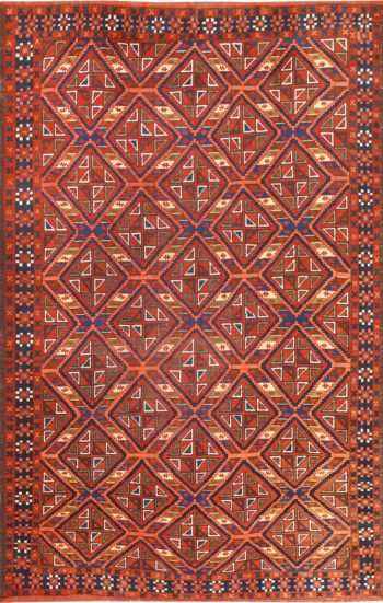 Rich and Colorful Tribal Antique Afghan Rug 48781 Nazmiyal