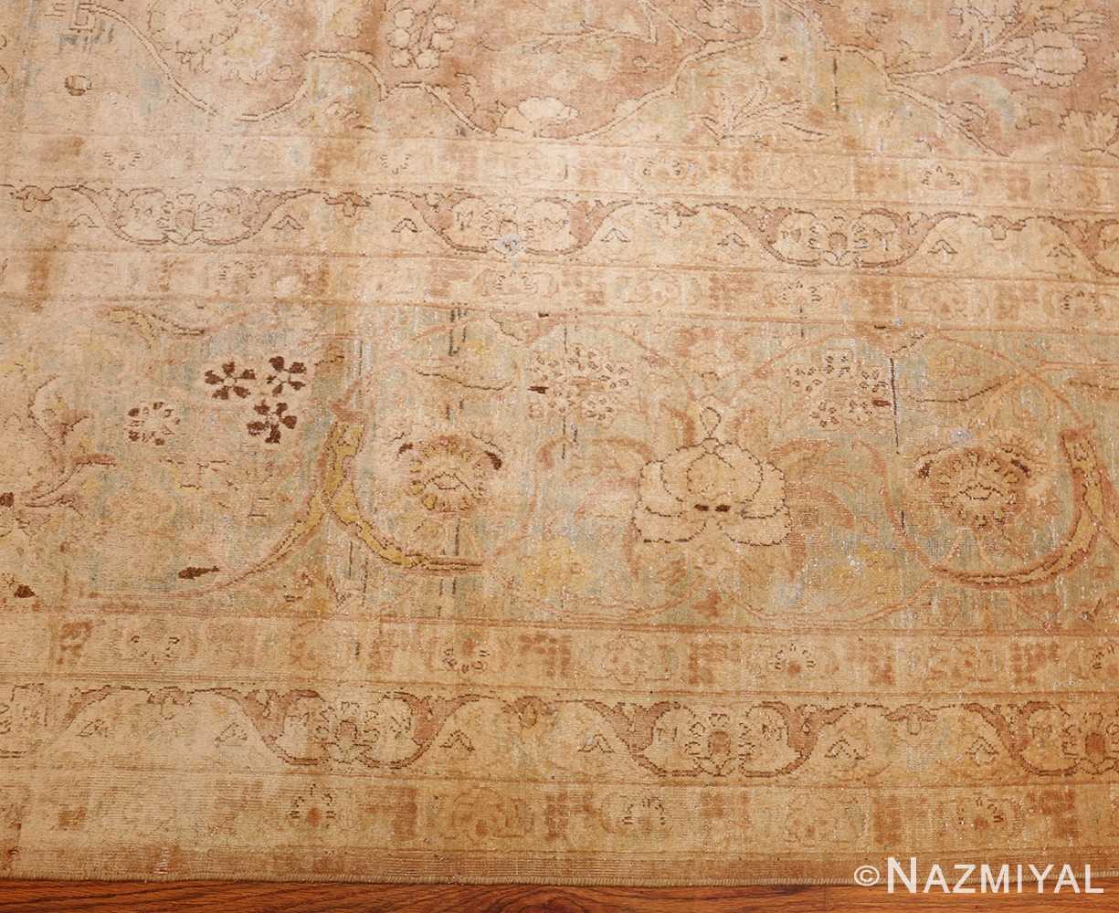 large and decorative antique persian tabriz rug 48740 border Nazmiyal