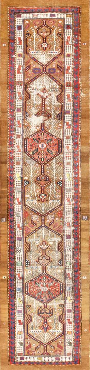 Antique Tribal Persian Serab Runner Shabby Chic Rug 48809 Detail/Large View