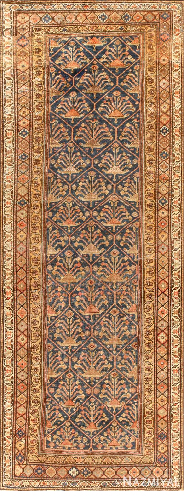 Antique Persian Bidjar Oriental Gallery Runner Rug 50670 Detail/Large View