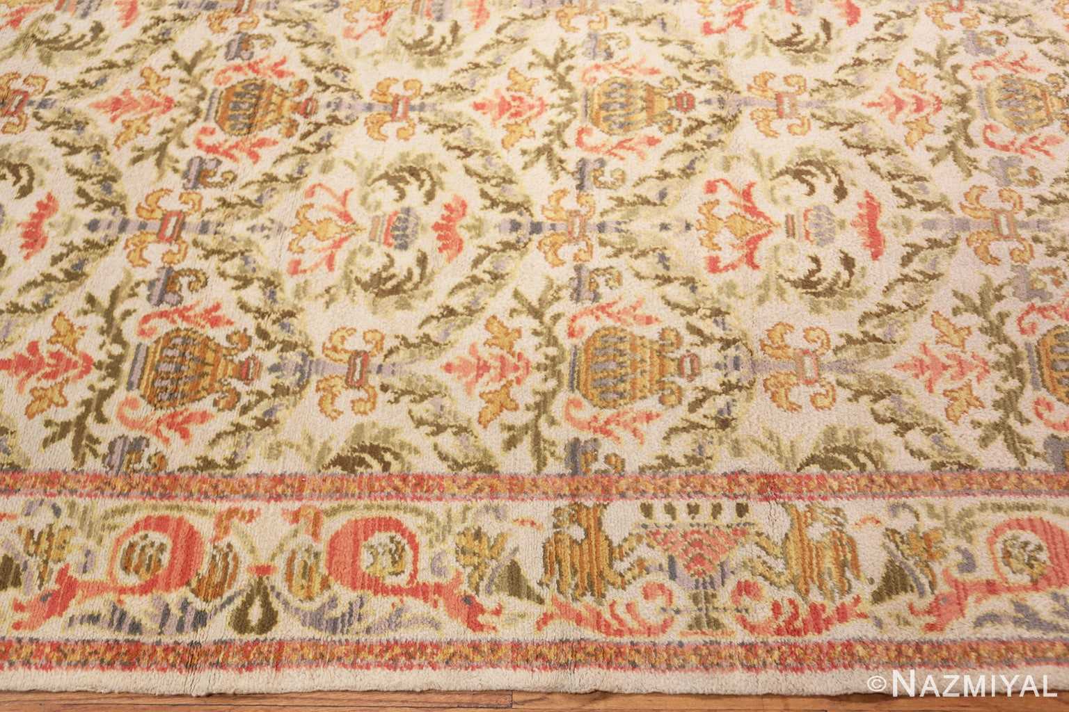 Border Decorative Large Antique Spanish rug 50581 by Nazmiyal